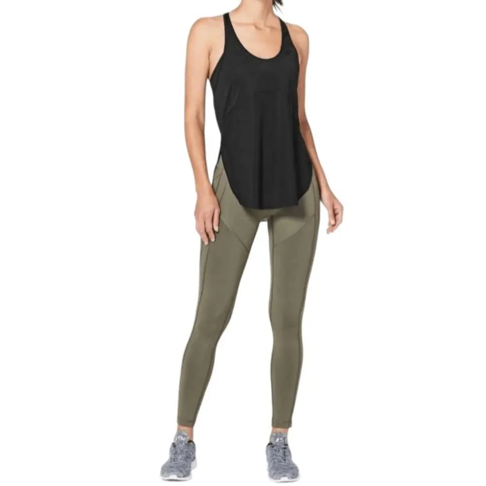 LULULEMON ATHLETICA Twist & Train Tank in Black Size 4